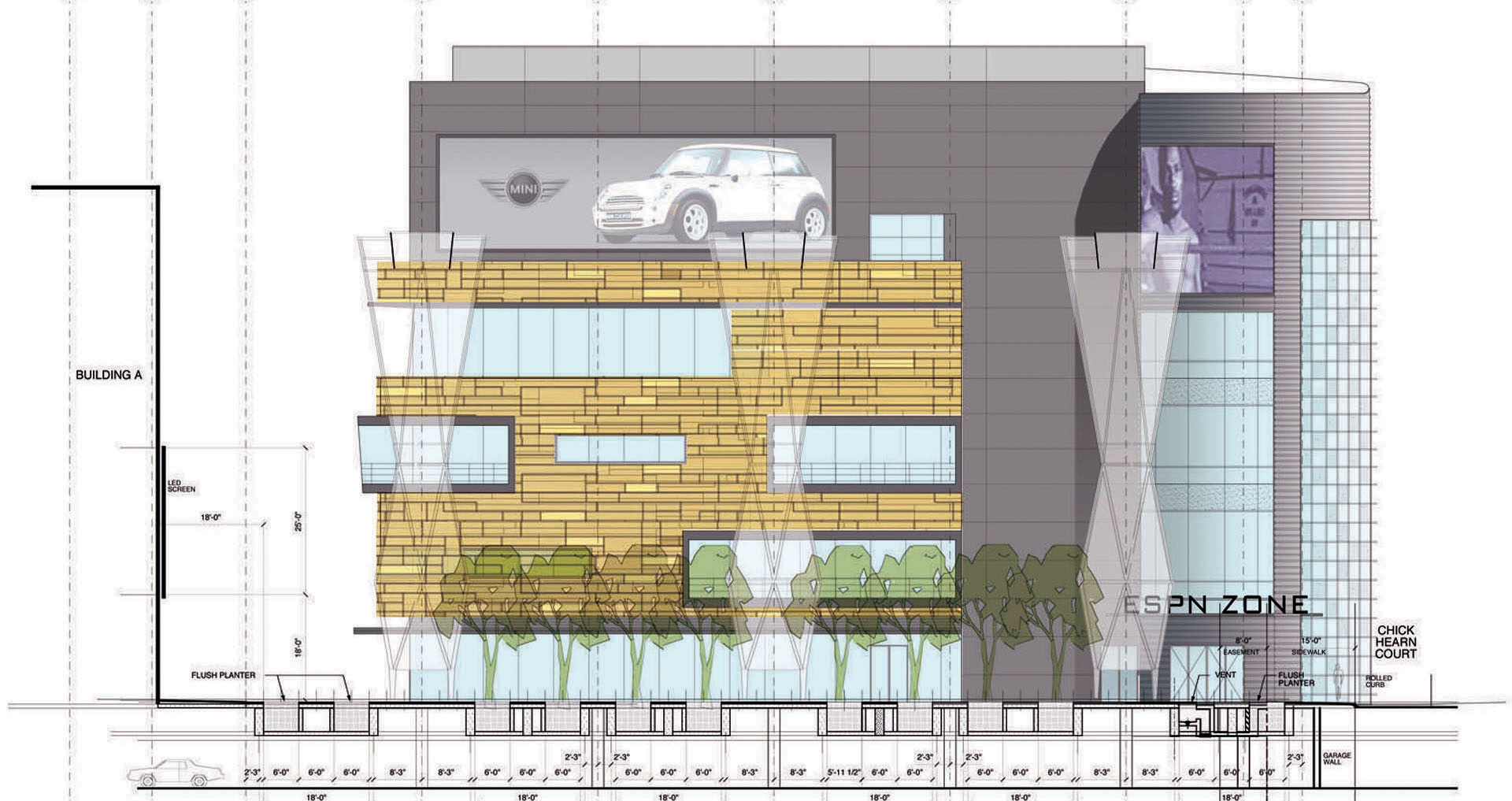 RTKL_Building B Elevation-West